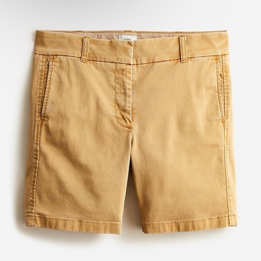 Jcrew 7" stretch chino short, NWT, size 16